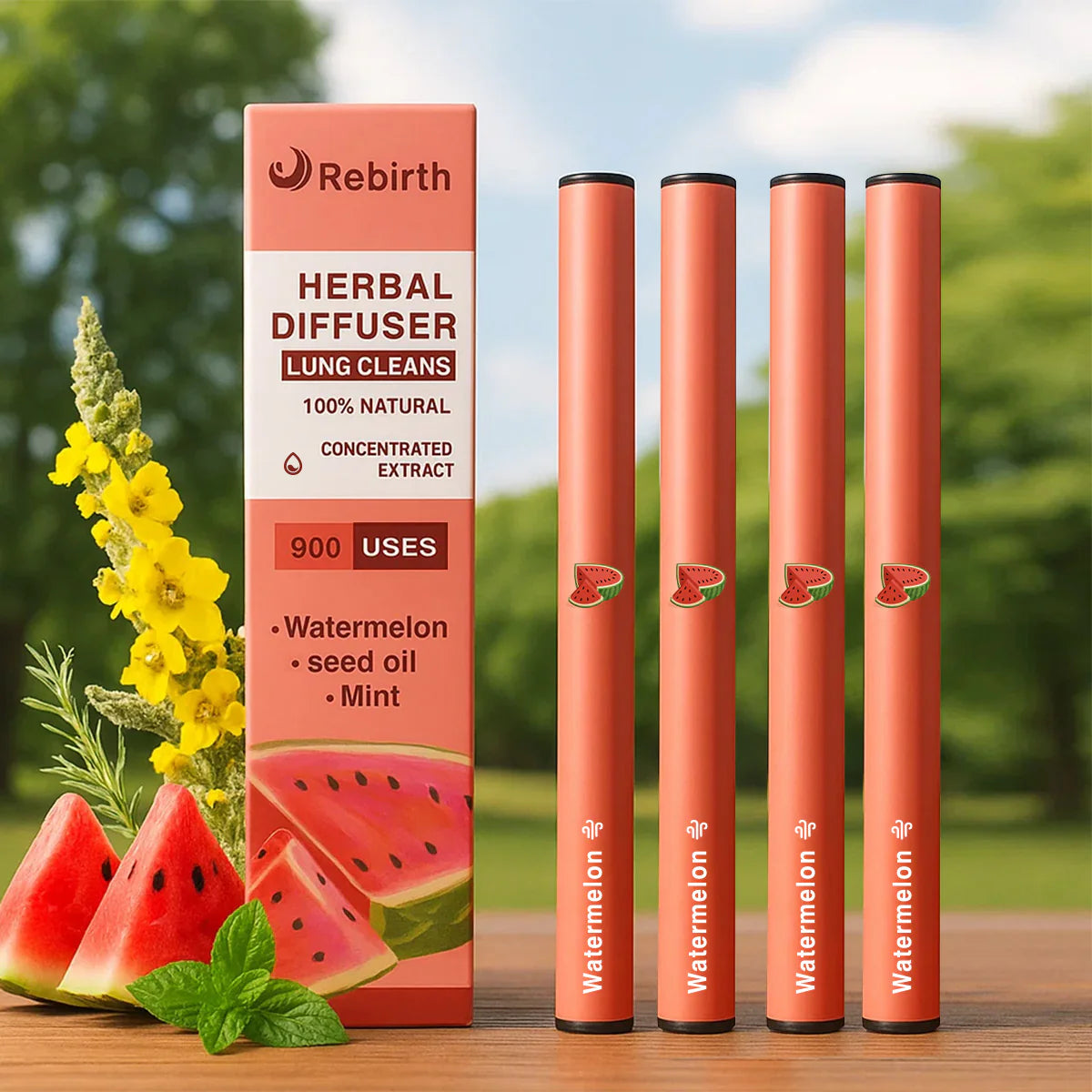 Watermelon Herbal Diffuser- 900 Uses