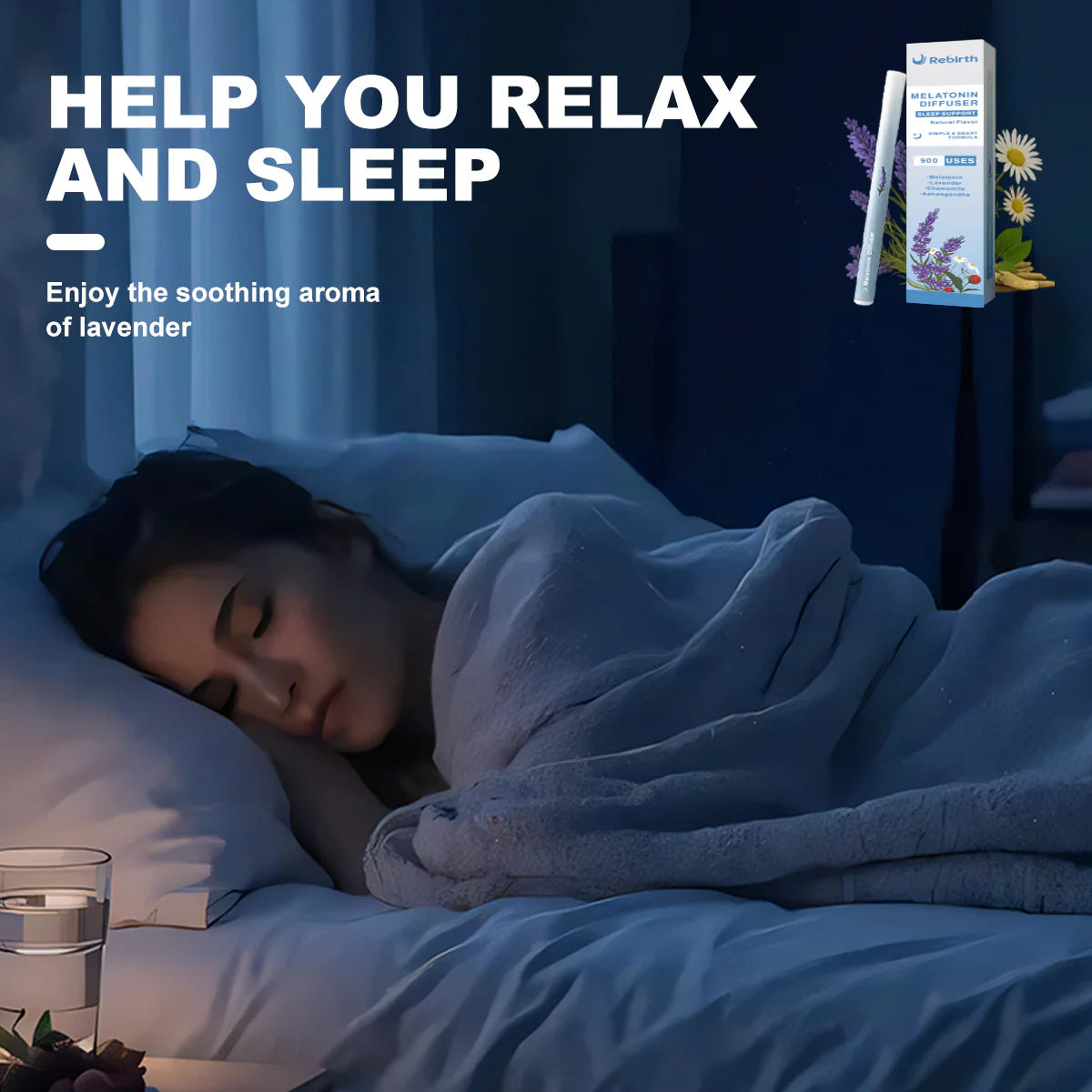 Lavender Melatonin Diffuser-900 uses