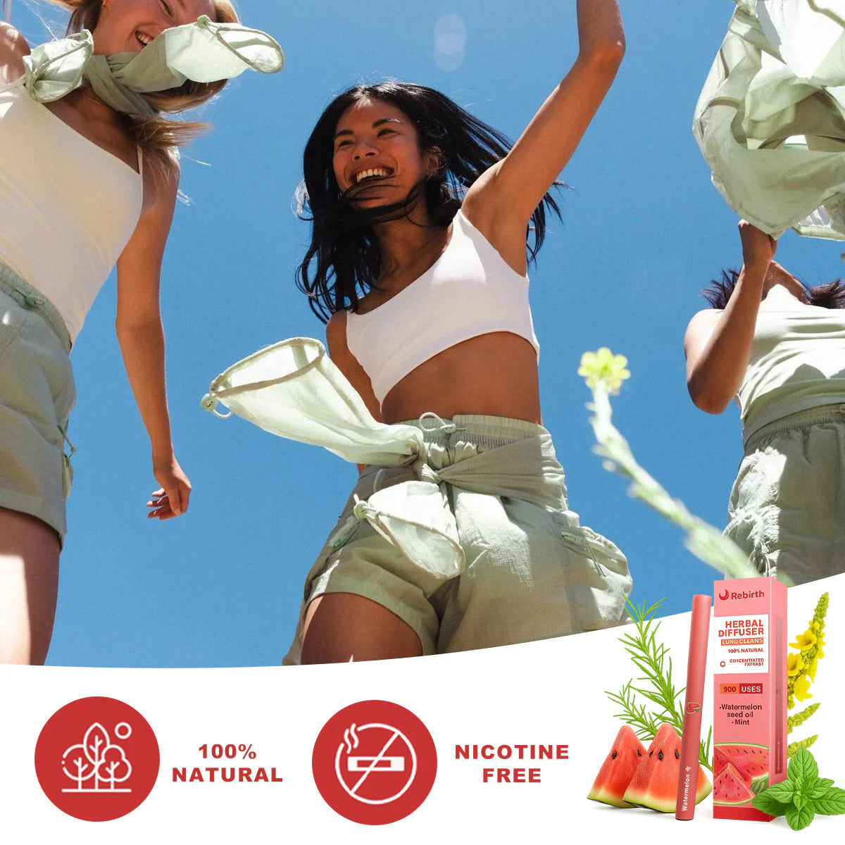 Watermelon Herbal Diffuser- 900 Uses