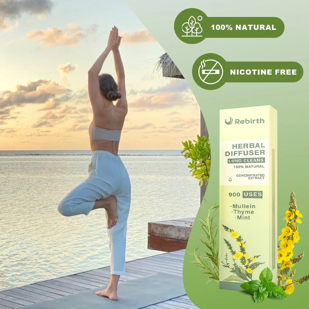 Natural Peppermint Herbal Diffuser-900 uses
